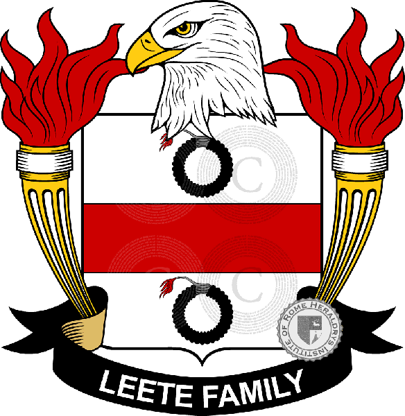 Coat of arms of family Leete