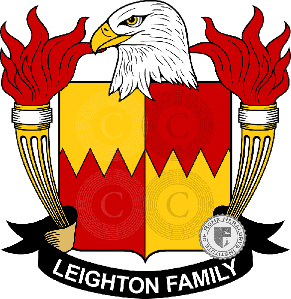 Coat of arms of family Leighton