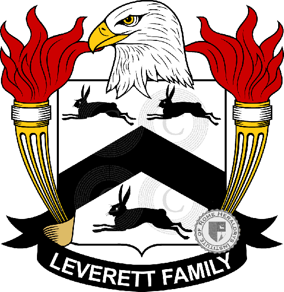 Coat of arms of family Leverett
