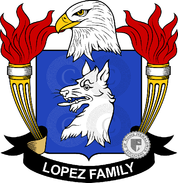 Brasão da família Lopez