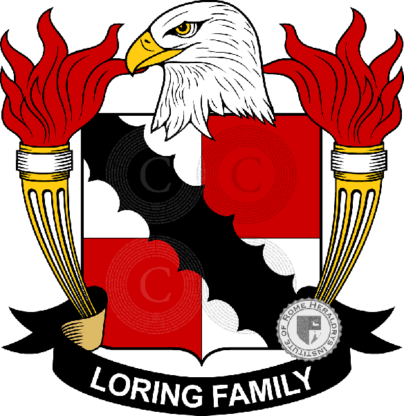 Brasão da família Loring