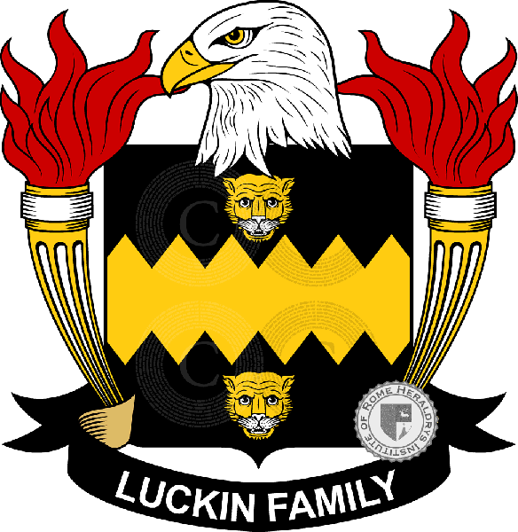 Coat of arms of family Luckin