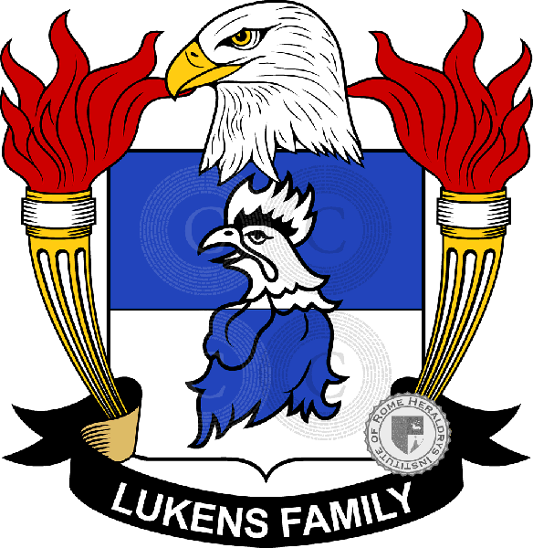 Brasão da família Lukens
