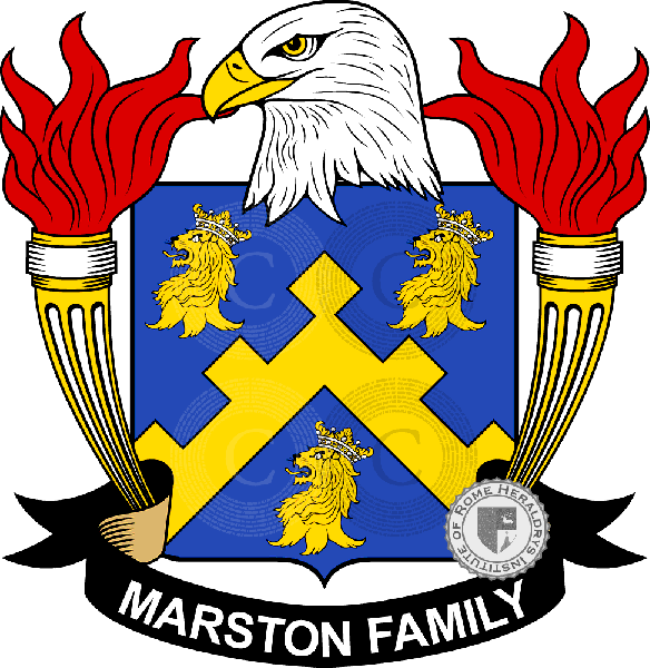 Coat of arms of family Marston