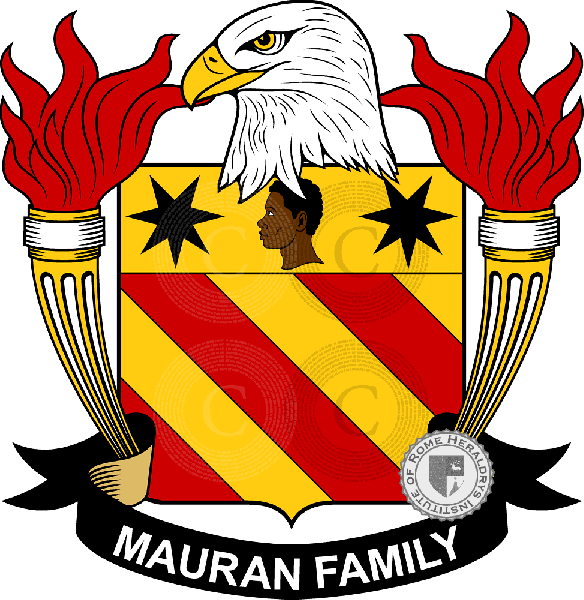 Brasão da família Mauran