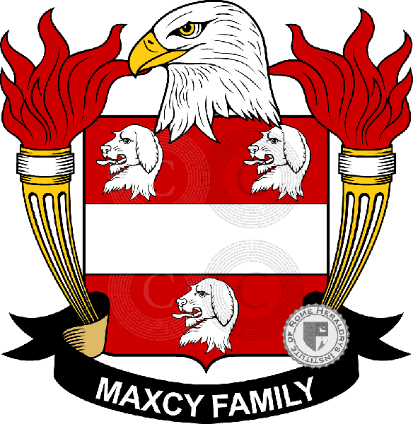Brasão da família Maxcy