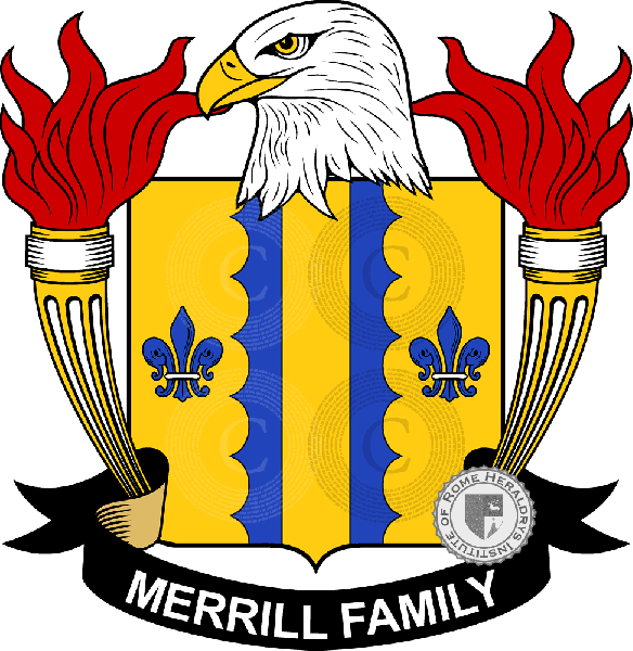 Coat of arms of family Merrill