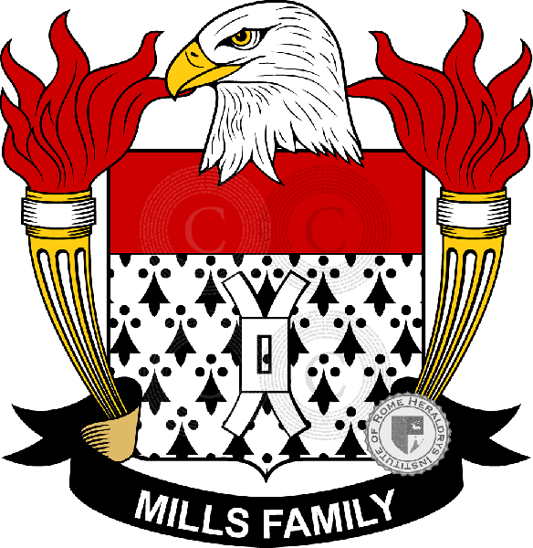 Escudo de la familia Mills