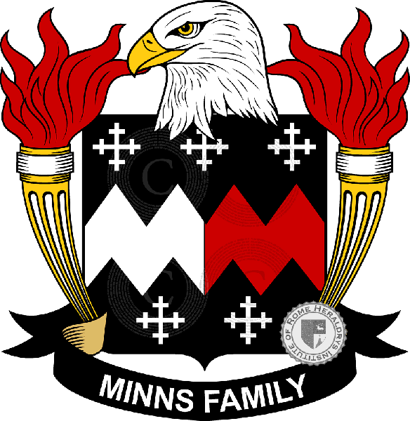 Brasão da família Minns