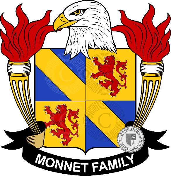 Coat of arms of family Monnet