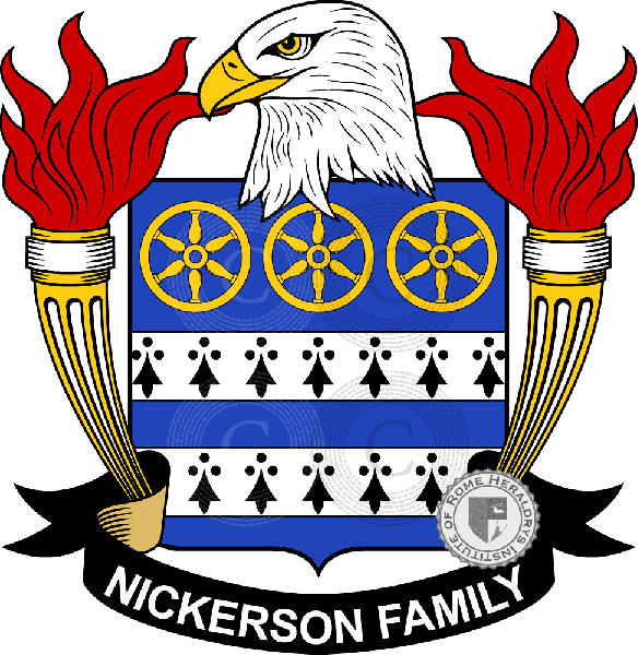 Coat of arms of family Nickerson