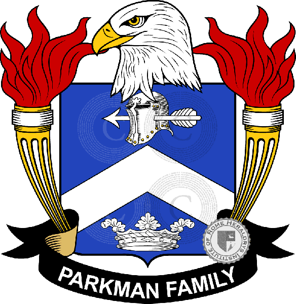 Coat of arms of family Parkman