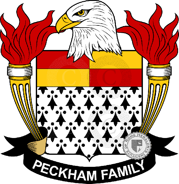 Coat of arms of family Peckham