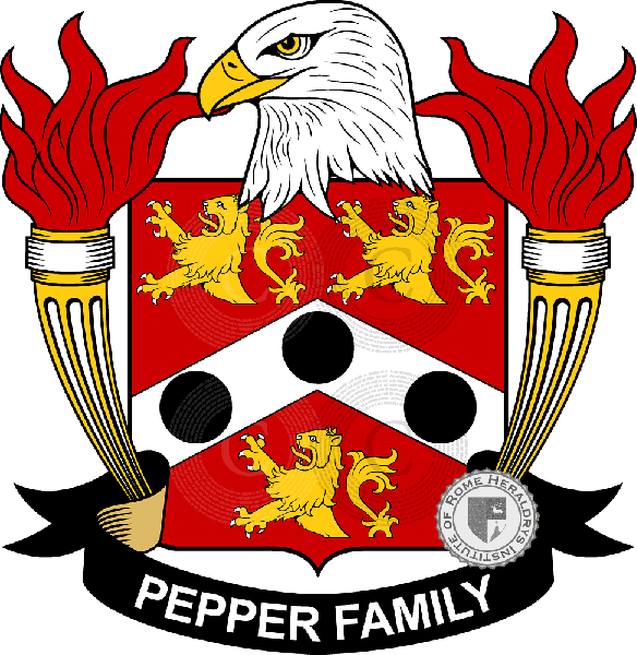 Stemma della famiglia Pepper