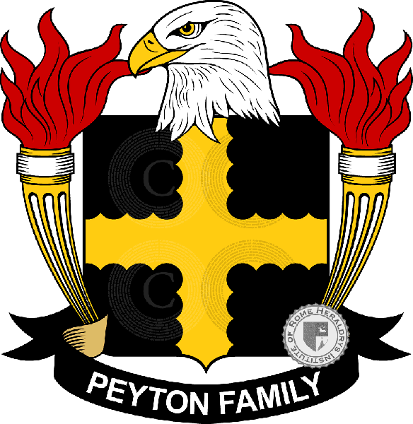 Coat of arms of family Peyton
