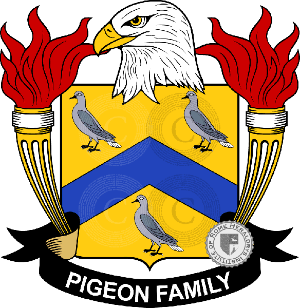Brasão da família Pigeon
