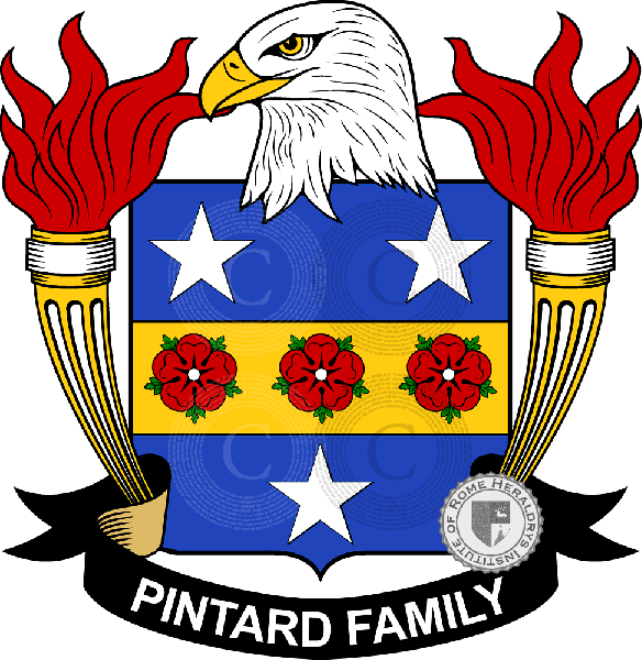 Coat of arms of family Pintard