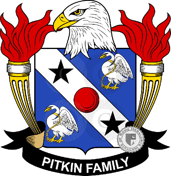 Wappen der Familie Pitkin