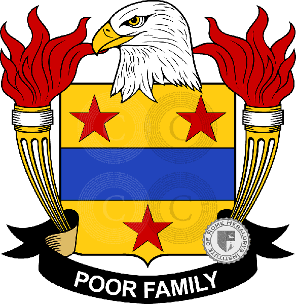 Coat of arms of family Poor