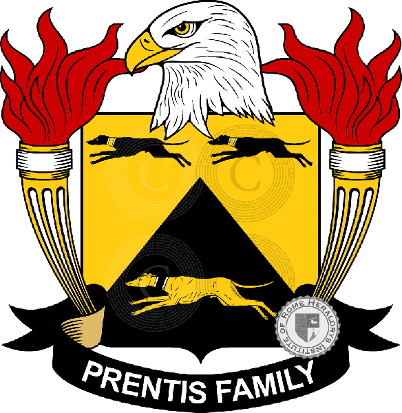 Coat of arms of family Prentis