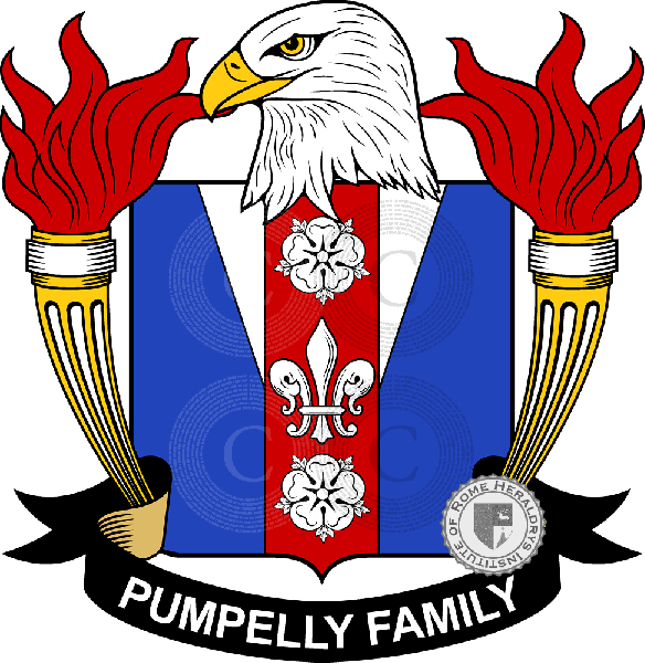 Brasão da família Pumpelly
