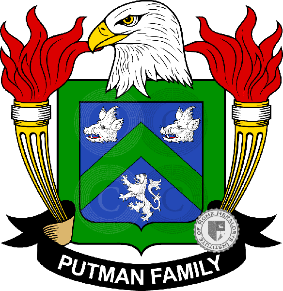 Coat of arms of family Putman