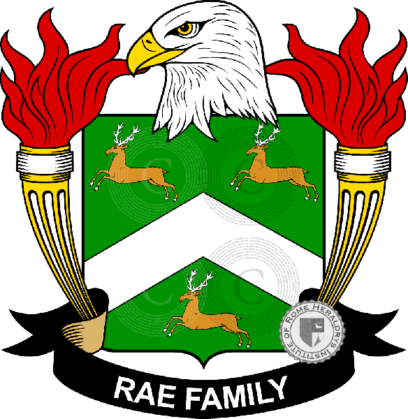 Coat of arms of family Rae