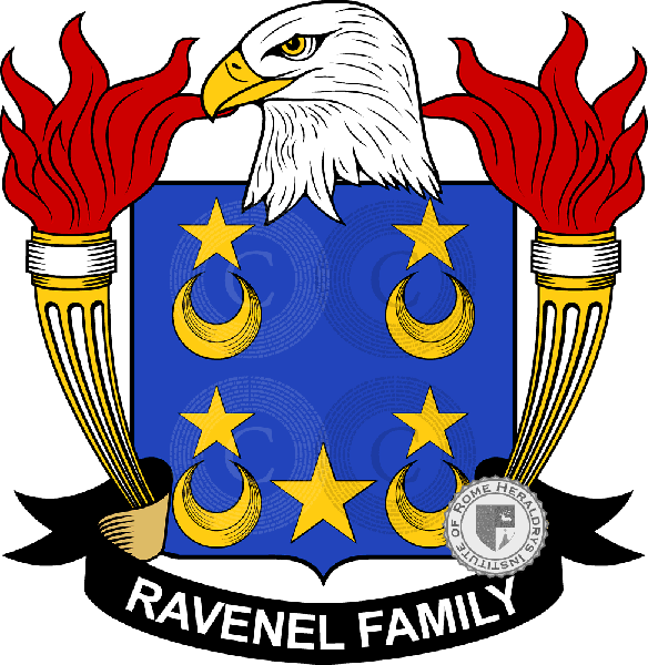 Stemma della famiglia Ravenel