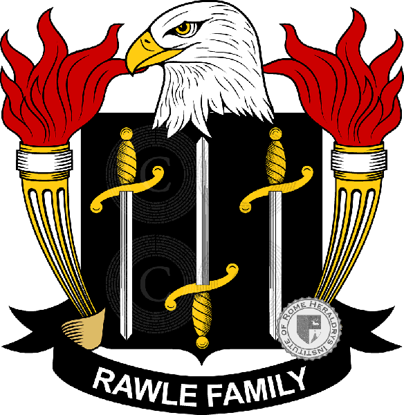 Coat of arms of family Rawle