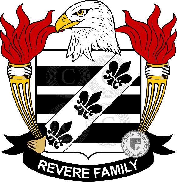 Coat of arms of family Revere