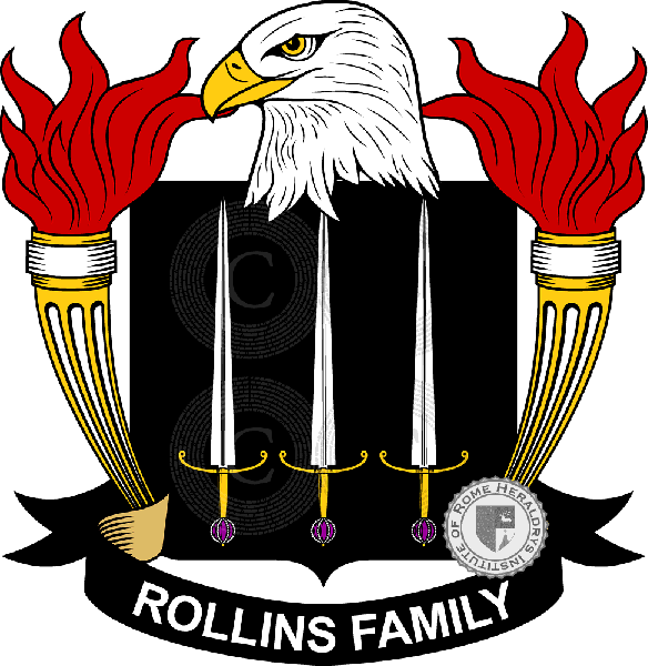 Brasão da família Rollins