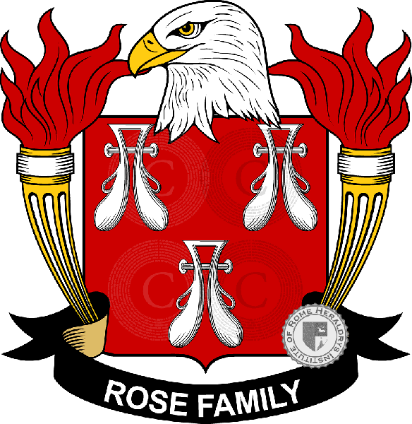 Brasão da família Rose