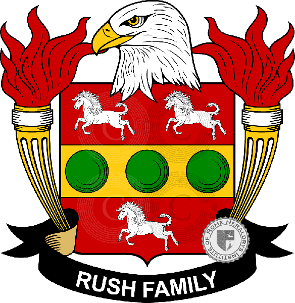 Brasão da família Rush
