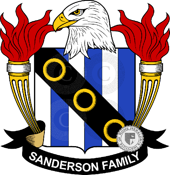 Coat of arms of family Sanderson