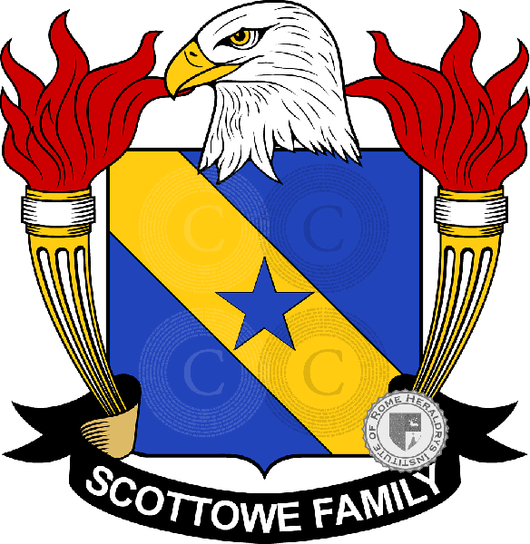 Coat of arms of family Scottowe