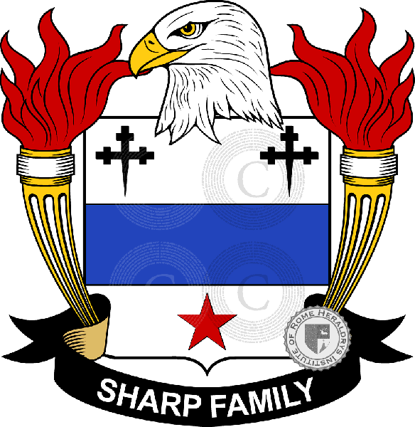 Coat of arms of family Sharp