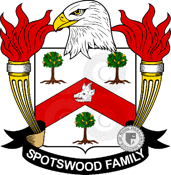 Coat of arms of family Spotswood