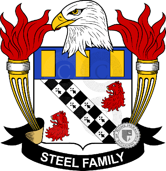 Coat of arms of family Steel