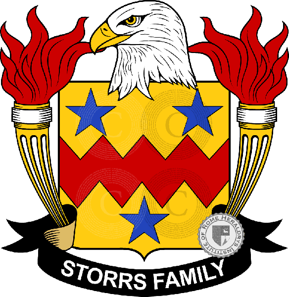Coat of arms of family Storrs