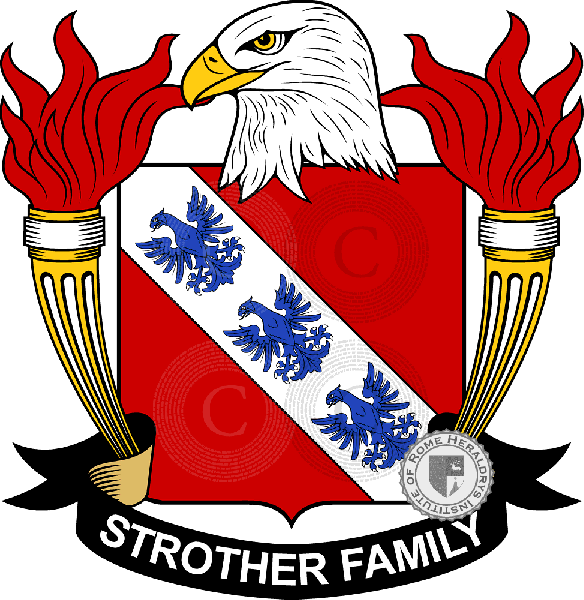 Coat of arms of family Strother