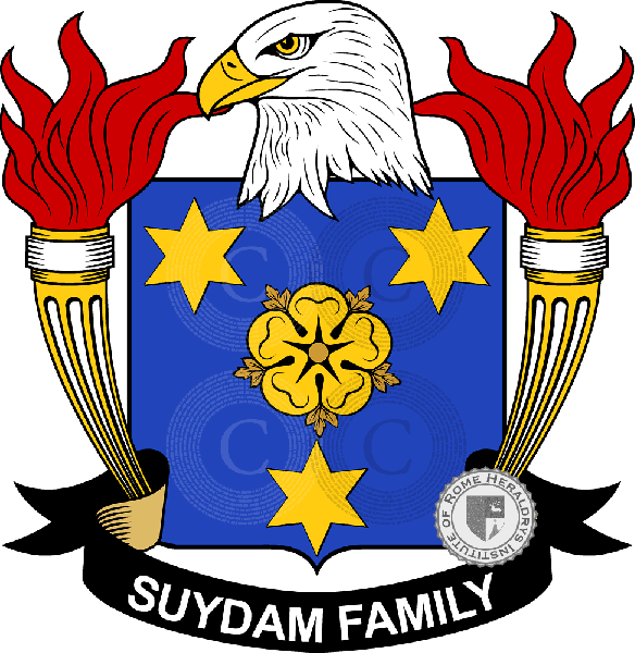 Coat of arms of family Suydam