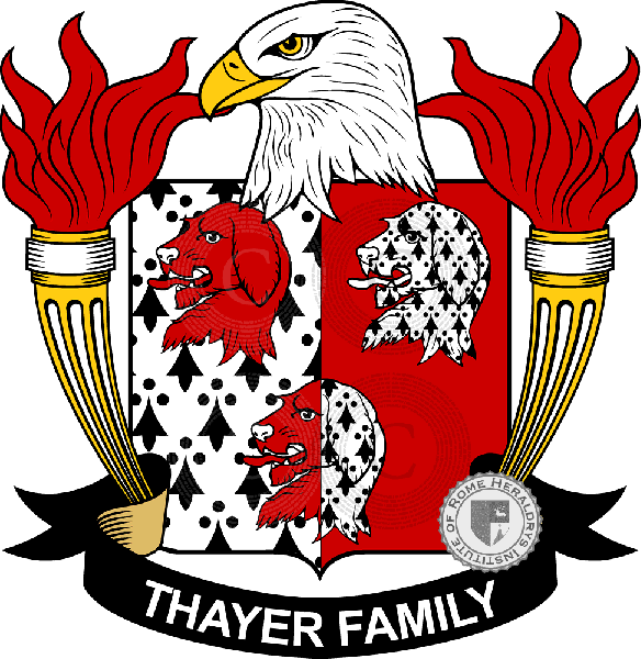 Coat of arms of family Thayer