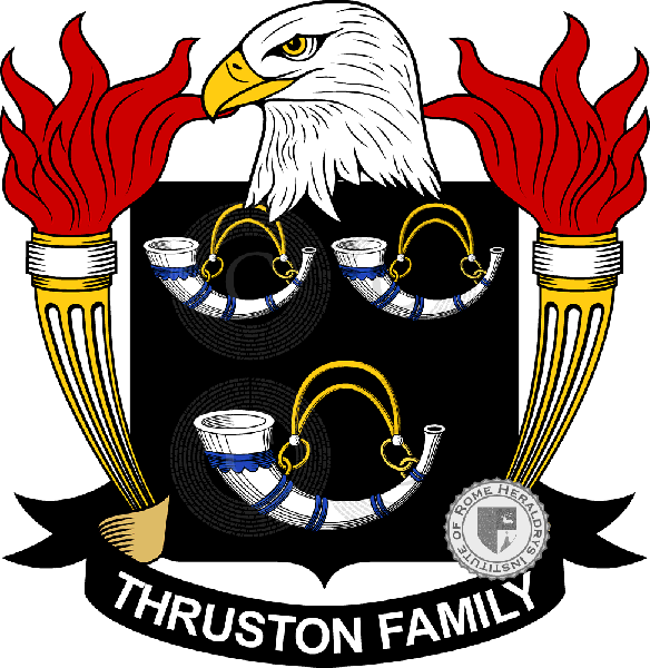 Brasão da família Thruston
