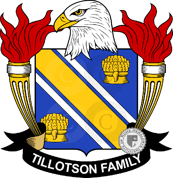 Coat of arms of family Tillotson