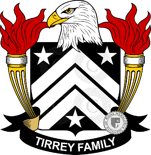 Brasão da família Tirrey