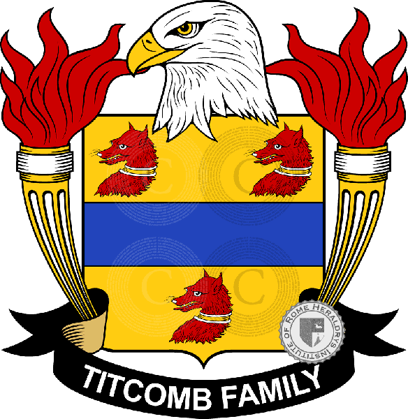 Coat of arms of family Titcomb