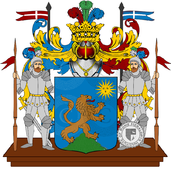 Coat of arms of family valentino