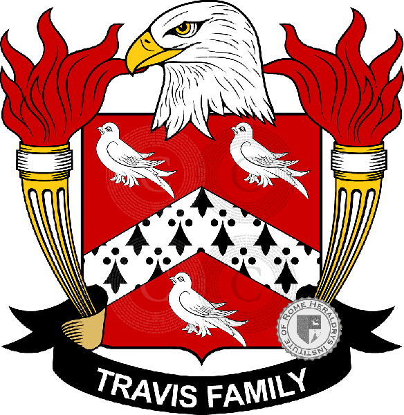 Brasão da família Travis