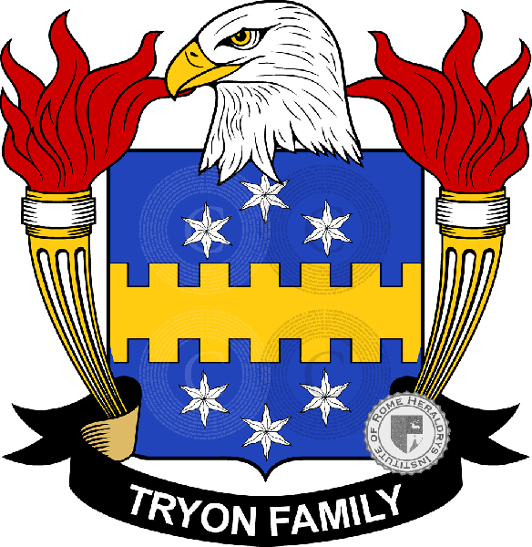 Coat of arms of family Tryon