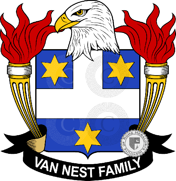 Coat of arms of family Van Nest